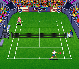 Andre Agassi Tennis (USA) In game screenshot
